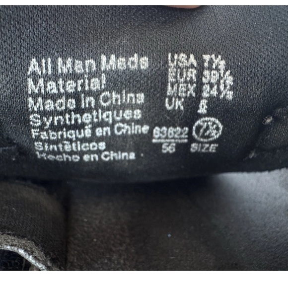 Vintage Y2K 90s Rugged Outback Black Chunky Thong Slip On Sandals Size 7.5 - Picture 7 of 9